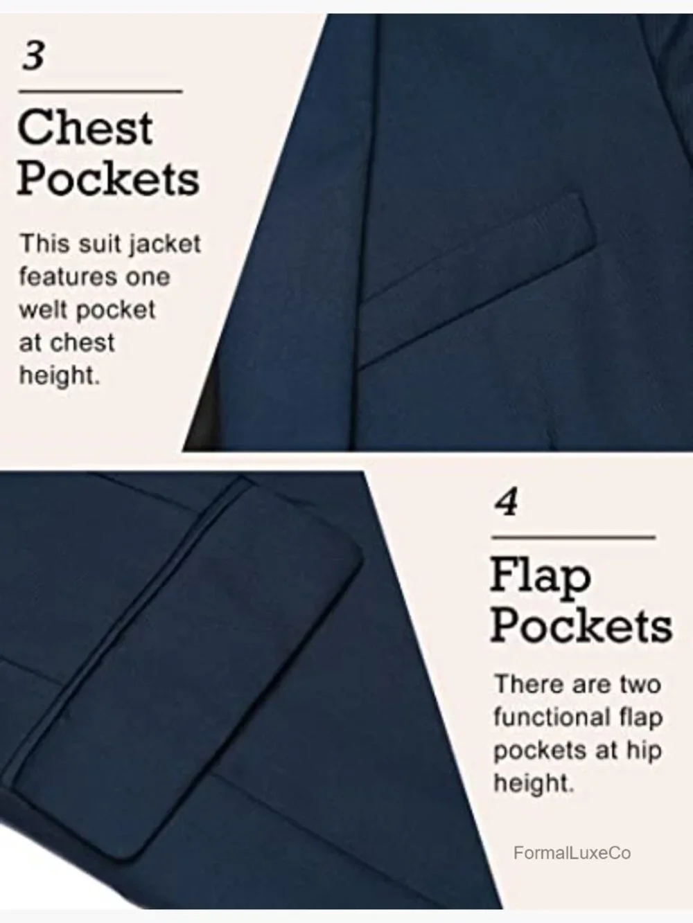 Men's Sport Coat Casual Blazer One Button Business Suit Jacket